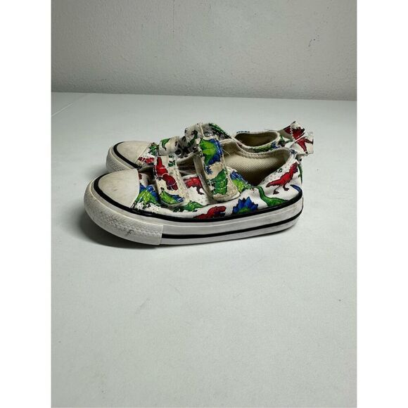 Converse Chuck Taylor All Star Dinosaur Sneakers Toddler Boys Size 6 - Picture 3 of 7